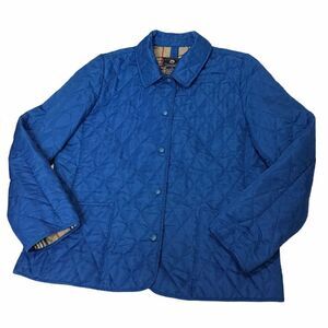 O’Kief & O’Kief Quilted Chore Jacket Snap Closure Jacket Size Large